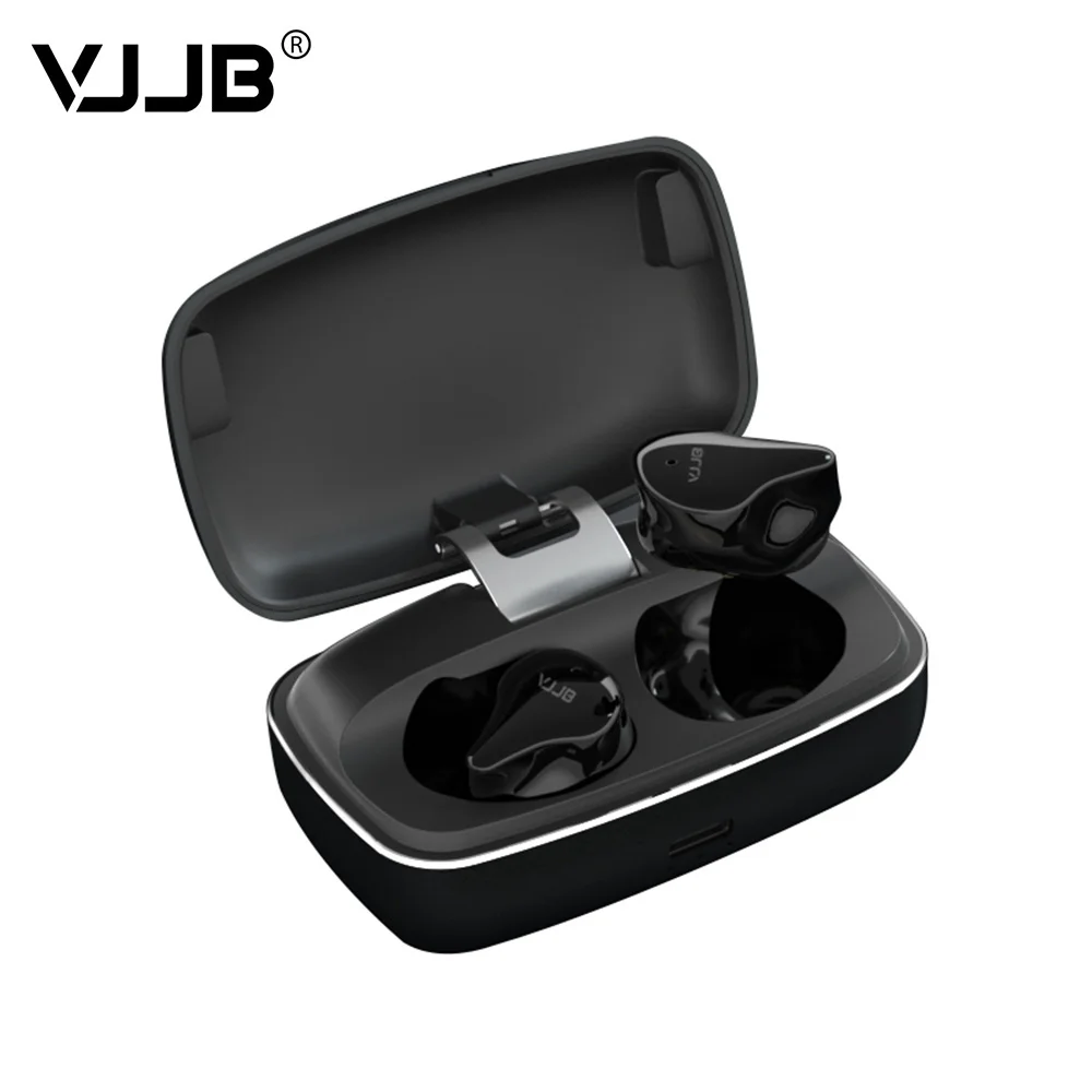 VJJB V8 5 0 TWS True беспроводные наушники Bluetooth гарнитура 6 мм Динамический драйвер
