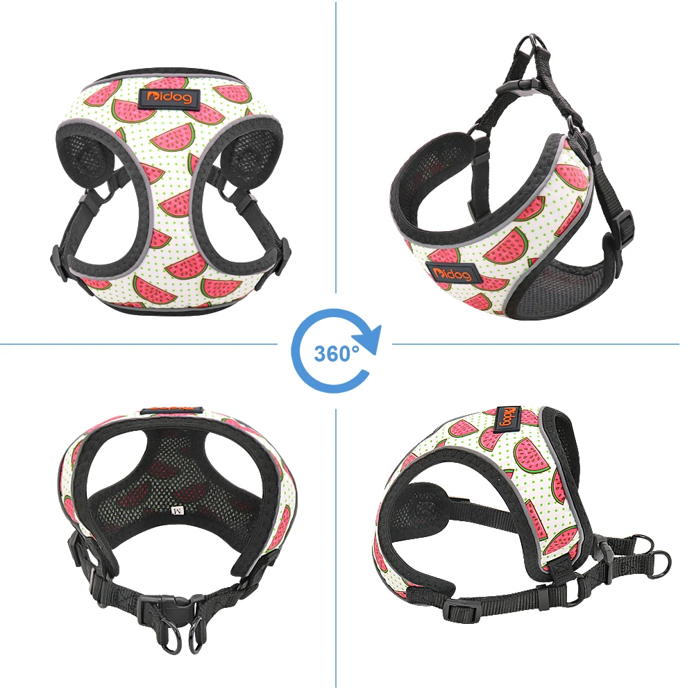 Title 10, Mesh Nylon Cat Harness Reflective Kitten Dog Ve...