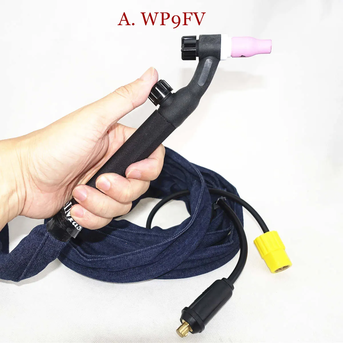 WP9FV TIG фонарь 4 м 13 футов газовый вольфрамовый дуговой сварочный WP9 с аргоном и