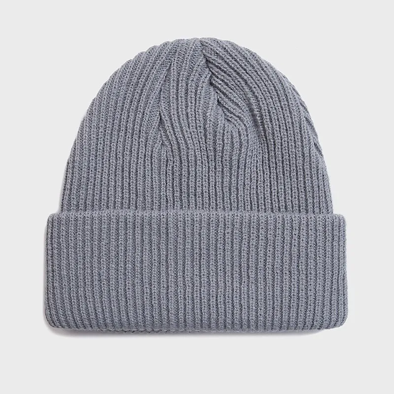 

Solid Unisex Beanies Winter Skullcap Autumn Melon Cap Men Female Hat Warm Knitted Cap Casual Skullies Bonnet Slouch Skullcap