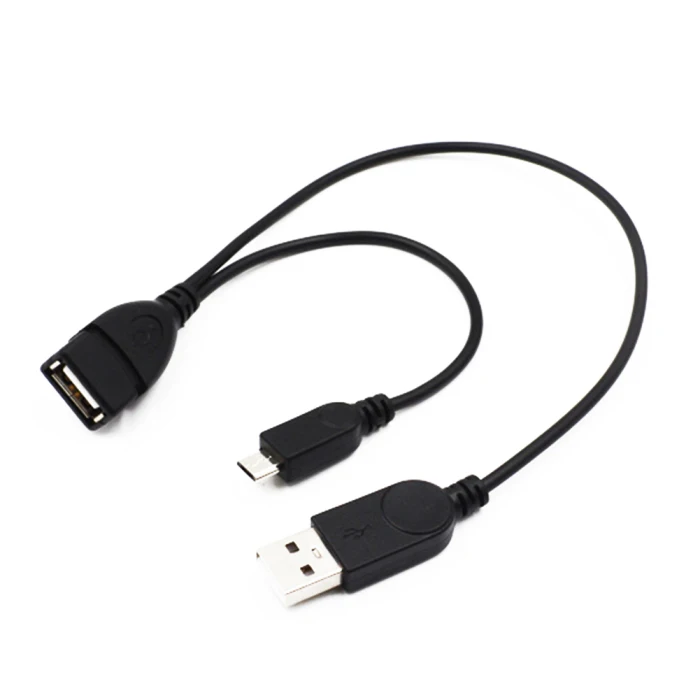 Micro USB 2,0 хост OTG USB кабель мужской женский микро Мужской для телефона планшета ПК внешний U диск ридер PR