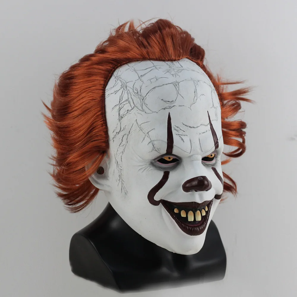 Костюм Джокера пеннивайза для косплея с маской Стивен Кинг это вторая часть 2 страшный клоун Хэллоуин вечерние костюмы для взрослых и детей