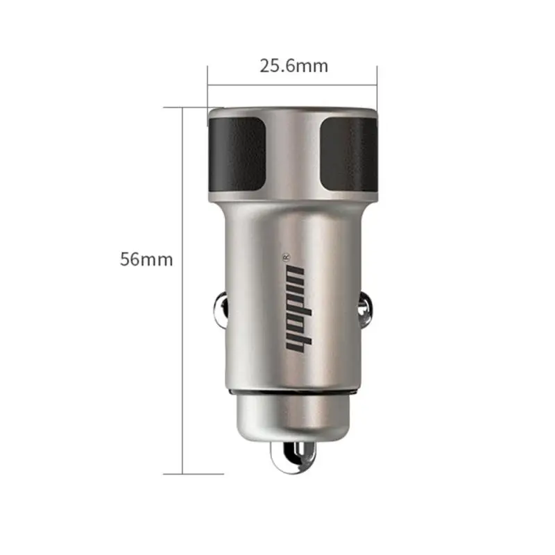 5.8A QC3.0 автомобильное зарядное устройство, автомобильный прикуриватель, USB двойной порт, быстрая зарядка, чистая медь, для мотоцикла, Авто адаптер для грузовиков