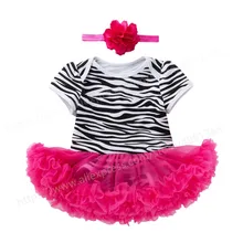 

1st Birthday Outfits Toddler Girls Boutique Clothing Newborn Baby Girls Tutu Party Dress with Headband