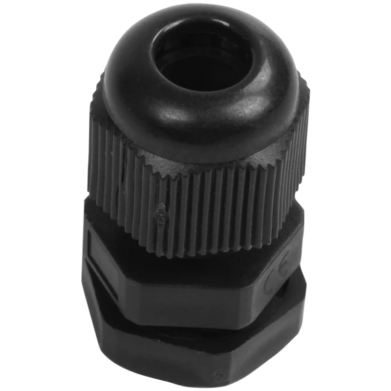 PG7 Black Nylon Waterproof Strain Relief Cord Grip Cable Gland 3.5-6 mm 50pcs | Обустройство дома