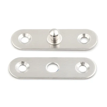 

75/95/100mm Furniture Hinges 360 Degree Rotating Hinge Stainless Steel Door Pivot Up Down Shaft Wholesale