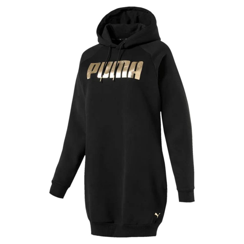 black and gold puma dress
