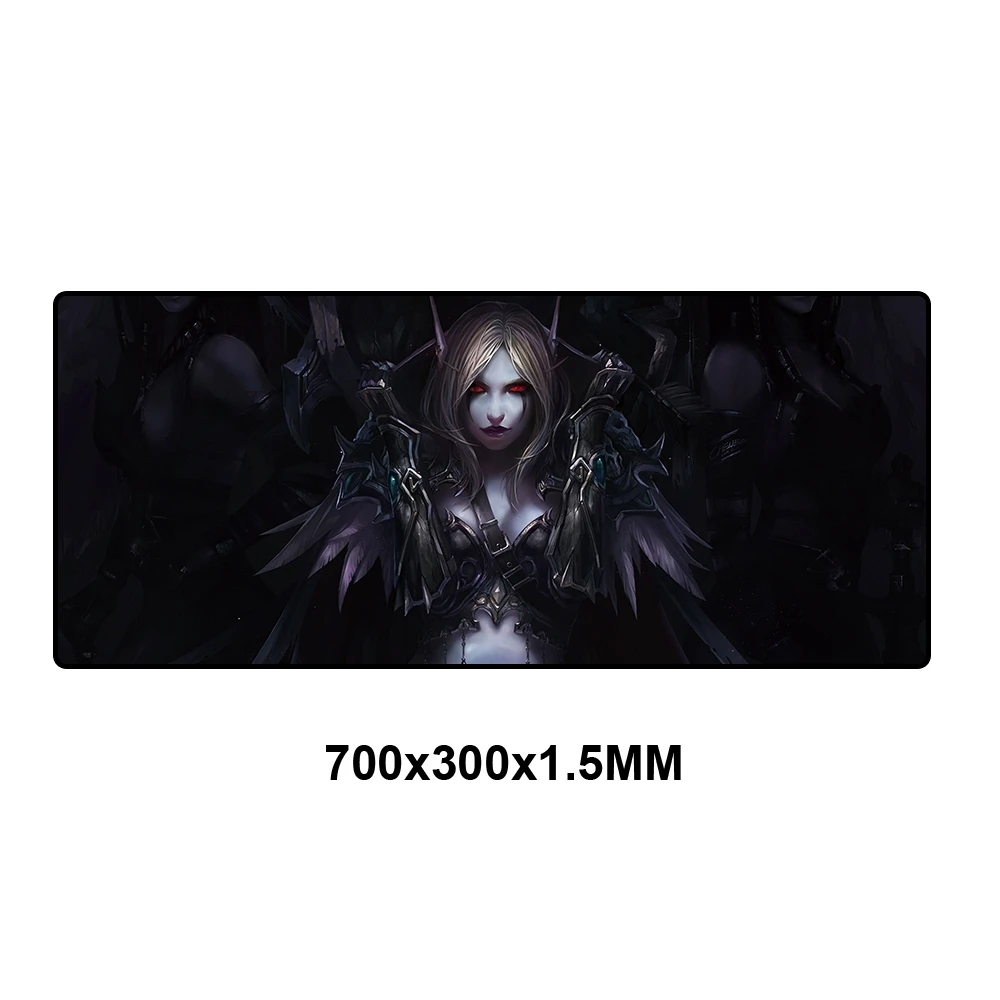 900x400 мм XXL большой Sylvanas коврик для мыши игровой коврик для мыши WOW Gamer резиновые компьютерные коврики для игровой клавиатуры ПК СТОЛ большой коврик для мыши - Цвет: MSSJ-RW001-70x30