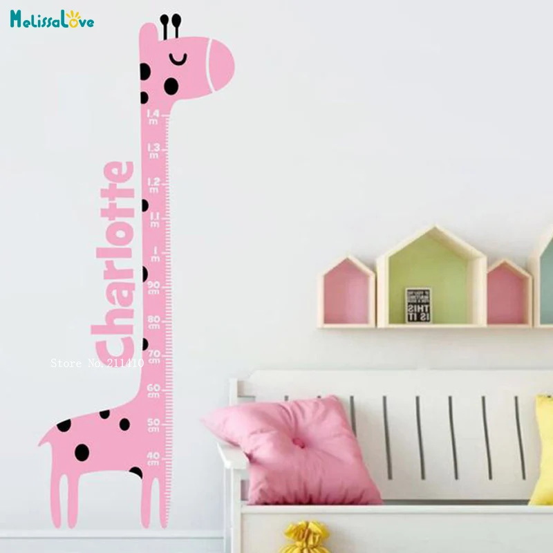 Handmade Products Giraffe Growth Chart Personalized Giraffe Height