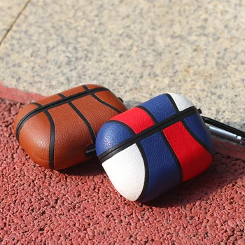 Case for Airpods Pro Case Leather Basketball For Air Pods 3 Skin Protective For Apple Airpods Pro Cover Coque