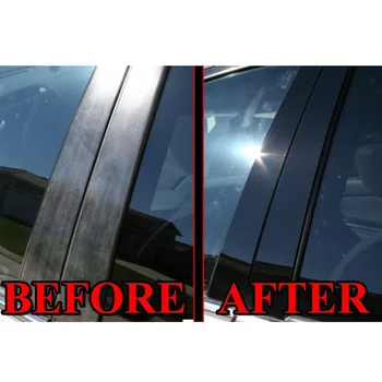 

Car Auto Black Door Window Pillar Posts Cover Trim For Mazda 3 Axela 2014-2017