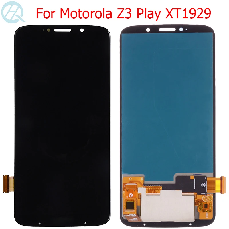 Оригинальный AMOLED ЖК дисплей для Motorola Z3 Play сенсорный экран 6 01 дюйма Moto xtзакладки панель в сборе|Экраны