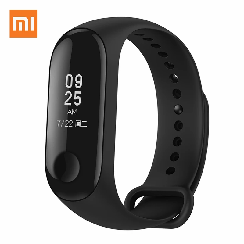 Xiaomi Mi ремешок 3 4, ремешок на запястье, черный, синий, оранжевый, винно-красный, специальное издание, цветной браслет для Xiaomi Mi, смарт-браслет 3/4 - Цвет: Black
