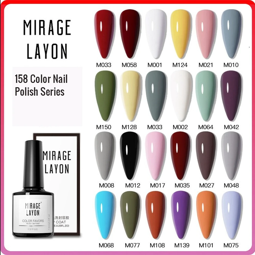 

7ML UV Gel Nail Polish Glue Non-Toxic, Odorless, Healthy and Long-Lasting Phototherapy Nail Polish Set Wholesale Gift Box
