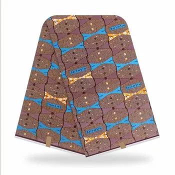 

Latest Cotton Veritable Wax Tissus Fabric 6yard Nigerian Tissus Wax Fabric Original High Quality Pagne 2020 New Tissus Fabric