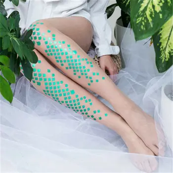

NEW Sexy Women`s Mermaid Elastic Fishnet Over Knee Thigh-High Long Stockings One Size Multi-Colour Available