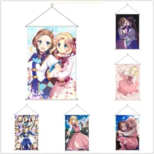 

My Next Life As A Villainess All Routes Lead To Doom Alloy Scroll Cartoon Comic Scroll Hanging Wall Decor
