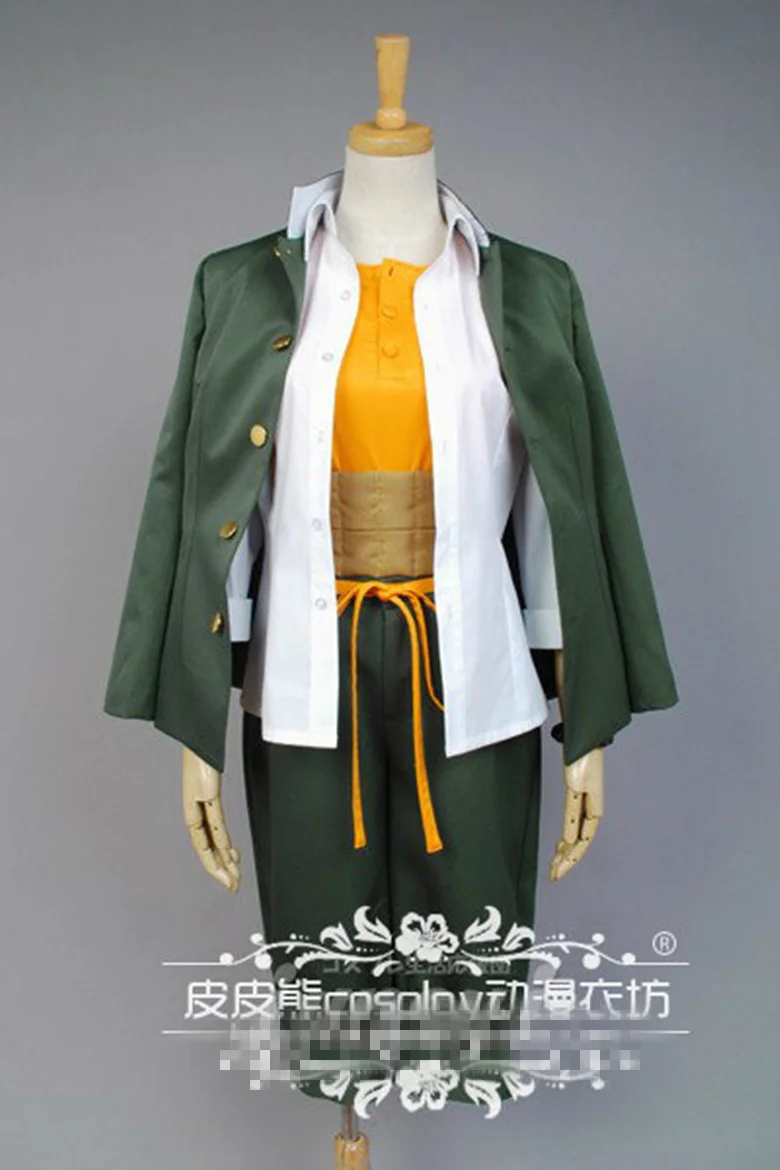 

Hagakure Yasuhiro Cosplay Costume Unisex Anime Danganronpa 3 -The End of Cosplay Costume (coat+shirt+yellow top+belt)