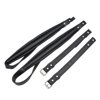 

1 Pair Of Adjustable Soft Synthetic Leather Accordion Shoulder Strap 83-110 Cm Adjustable Length Bass Accordion Universal