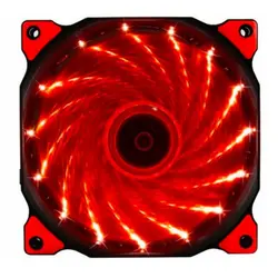 Ventilateur de refroidissement pour PC de bureau, 15 LED, bleu/vert/rouge, Dissipation efficace de la chaleur, silencieux et silencieux, faible bruit 