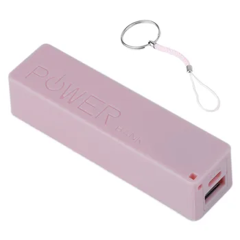 

New 2600mAh Portable Size No Battery Powerbank 1*18650 Battery External Backup Battery Charger Power Bank Case For Smart Phone