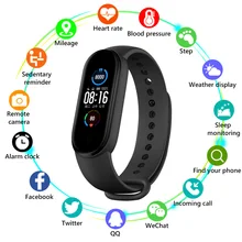 

Sport M5 Fitness Pedometer Smart Watch Walk Step Counter Band Sport Activity Tracker Heart Rate Monitor Bracelet For Android/IOS