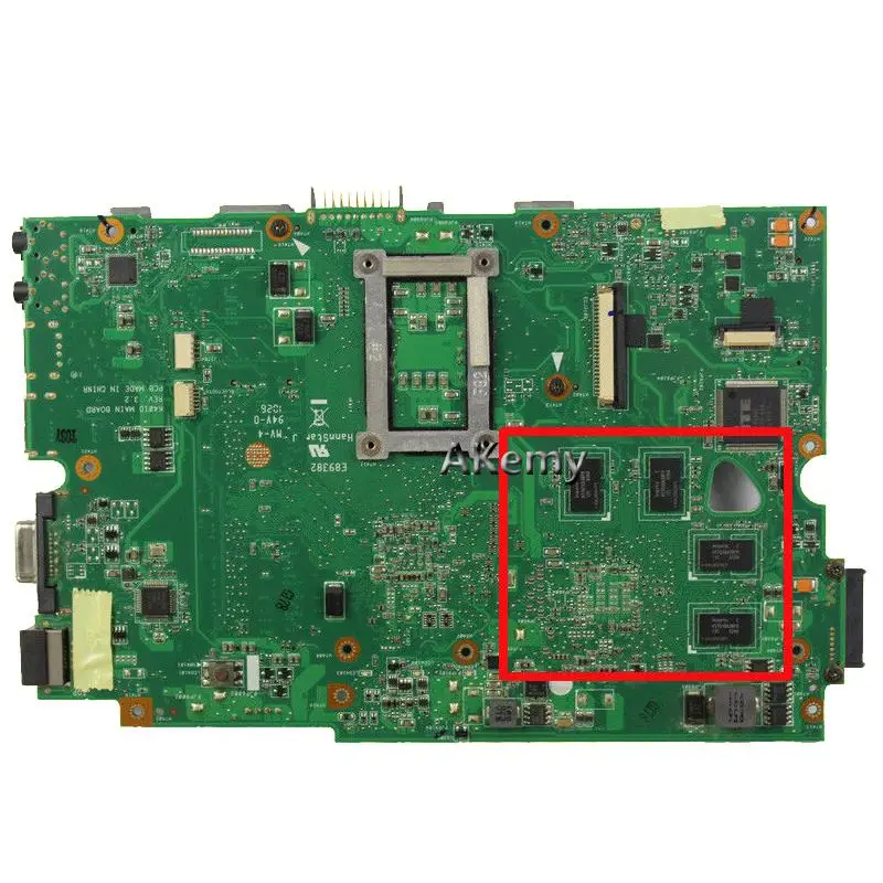 K40ID материнская плата для ноутбука ASUS K50ID K40IE K50IE оригинальная материнская плата DDR3-RAM GT320M-1GB