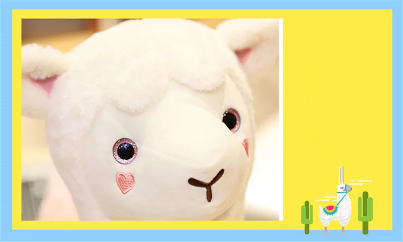 45 см горячая Распродажа мягкие kawaii японские apaca Овцы милые плюшевые куклы улыбка Альпака лама мягкие игрушки подарки на день рождения для детей подарок