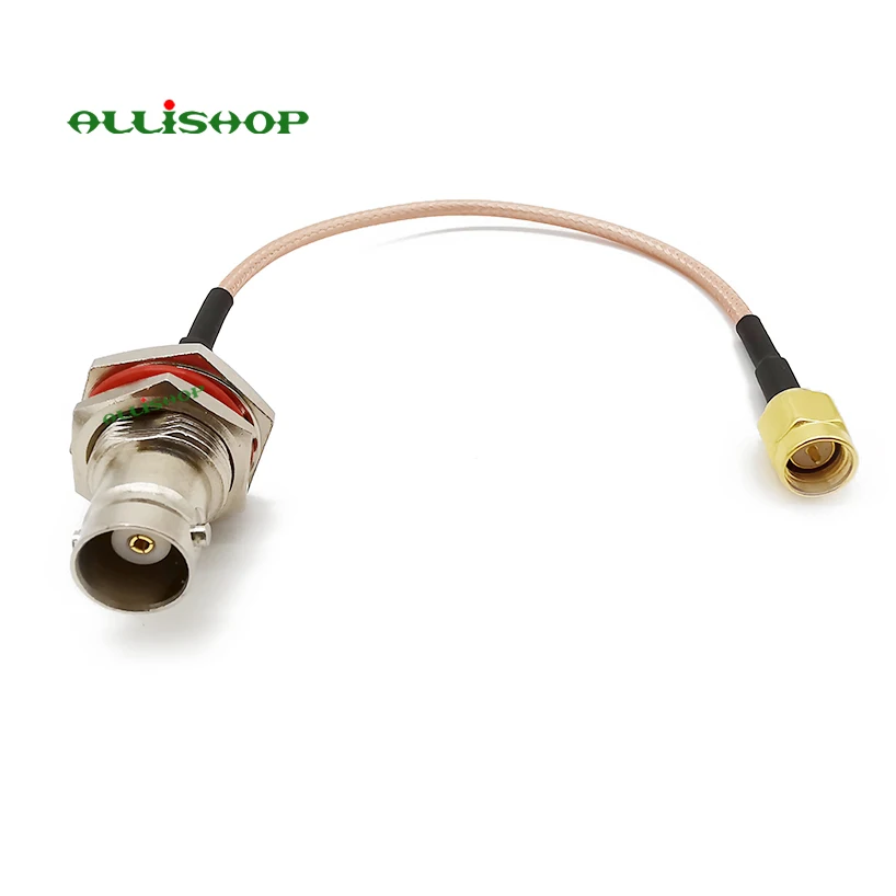 

SMA Male Plug to BNC Female Jack Bulkhead RF Coax Cable Assembly BNC Jack to SMA Plug RG316 Coaxial Cable 10/15/20/30/50CM