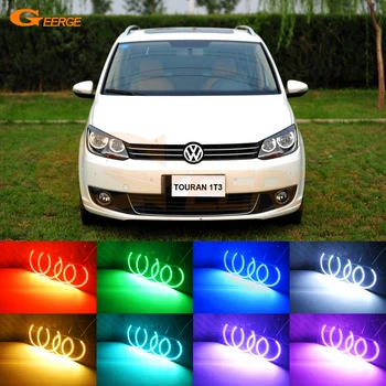 

For Volkswagen VW TOURAN 1T3 2010 2011 2012 2013 2014 2015 RF remote Bluetooth APP Multi-Color Ultra bright RGB LED Angel Eyes