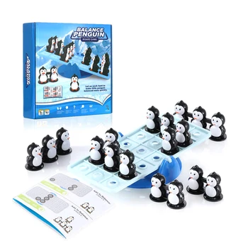 

Math Toys Game Board Fun Penguin Balance Math Game Toy for Kids Early Learning Toy Counting Balancing Games for Boys and Girls