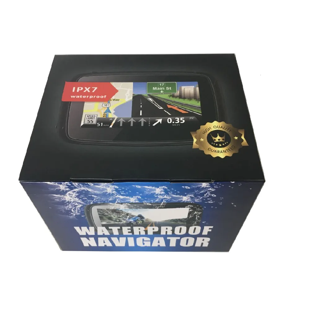 5-inch motorcycle special navigator Android 6.0 system multi-language version waterproof outdoor navigation