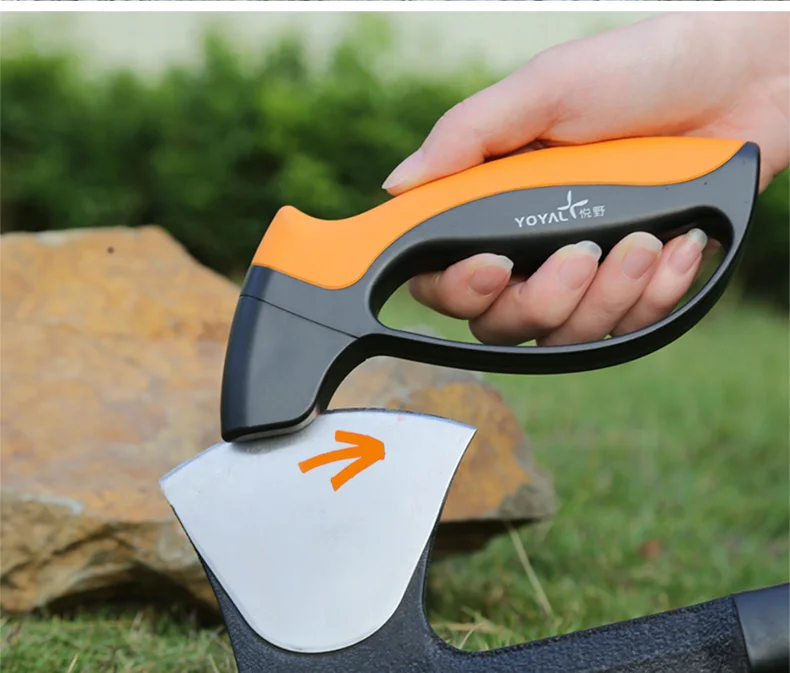 YOYAL Carbide Professional Multi-functional Outdoor Knife Sharpener TY1708  Portable Sharpening Tool For camping knife Shovel Axe