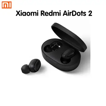 Xiaomi mijia redmi airdots 2 真のワイヤレスステレオbluetoothイヤホンヘッドセットBT5 真のワイヤレスステレオ自動リンク