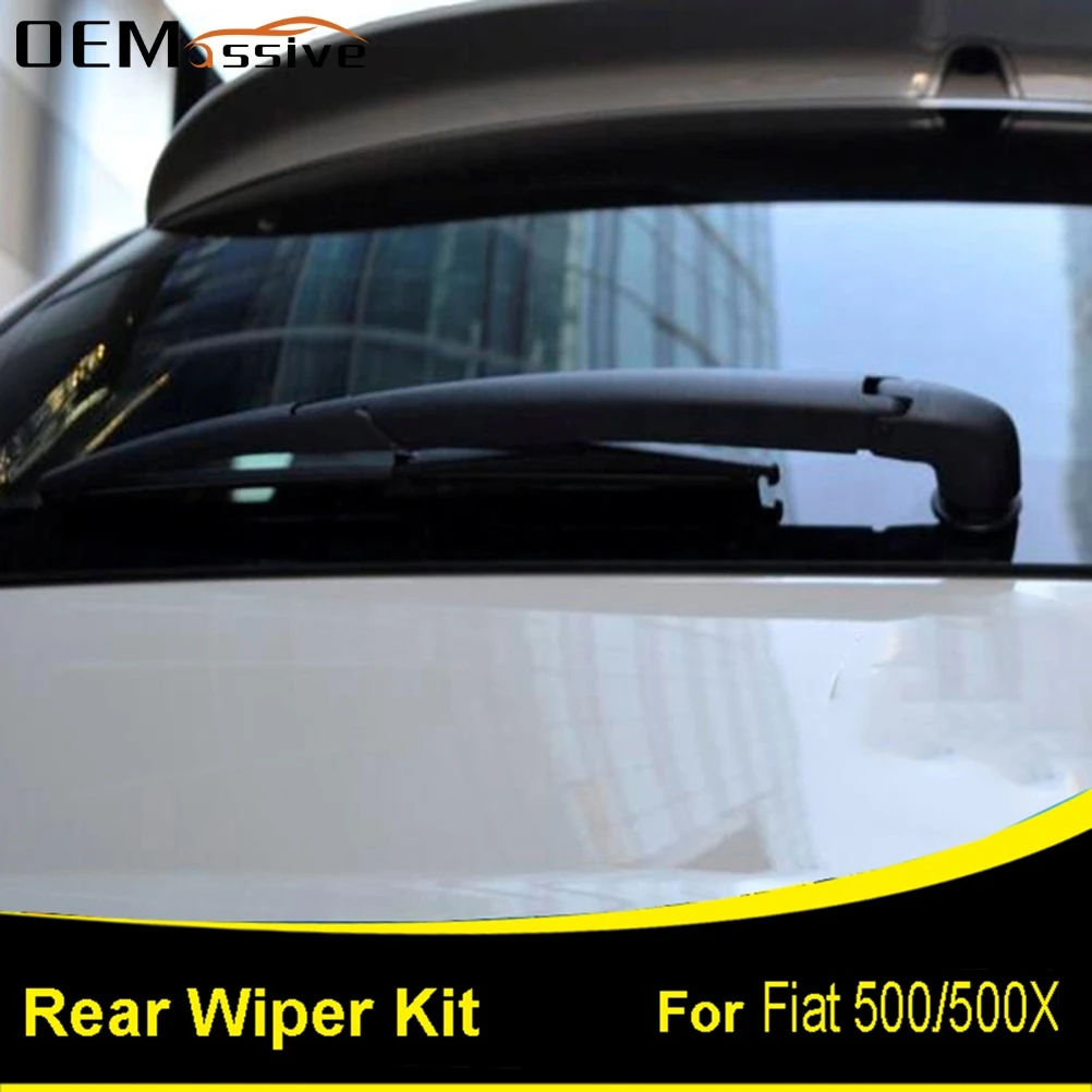 Rear Windshield Wiper Arm Blade Kit For Fiat 500 500x 2015 2016 2017