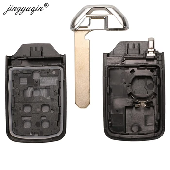Keyforkess Smart Car Remote 2/3/4/5/6 pulsanti chiave Shell per Honda Fit ooctavia ey City Jazz XRV Venzel HRV CRV Accord inserisci portachiavi - Jingyuqin Smart Car Remote 2 3 4 5 6 pulsanti chiave Shell per Honda Fit