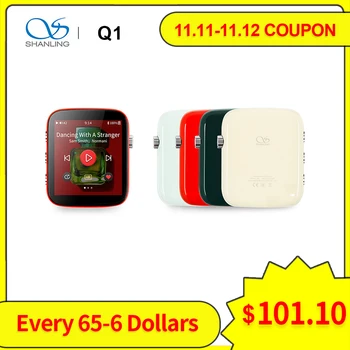 

Shanling Q1 ES9218P DAC AMP two-way Bluetooth portable high-fidelity music MP3 player DSD128 PCM32bit/384kHz LDAC/aptX
