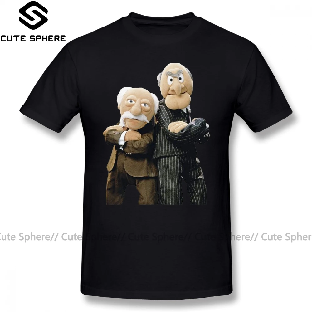 Muppets футболка Statler And Waldorf модная футболка с коротким рукавом мужская футболка с принтом 100 хлопок плюс размер футболка