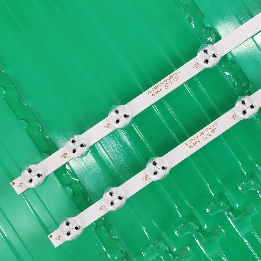 pces polegada led backlight strip substituição para vestel