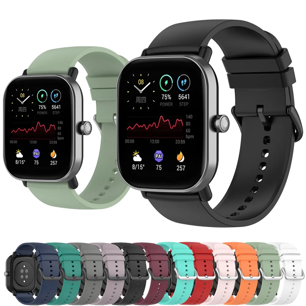 Ремешок для часов Huami Amazfit GTS 2 mini 2e / Bip U Pro S Lite спортивный браслет наручных 20 мм |