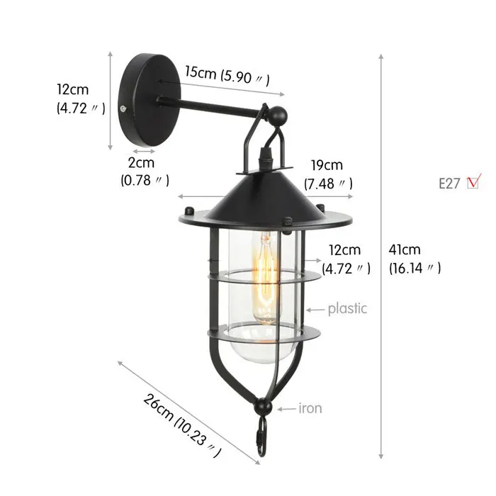 lâmpada iluminação para casa luz de parede decorativa arandelas