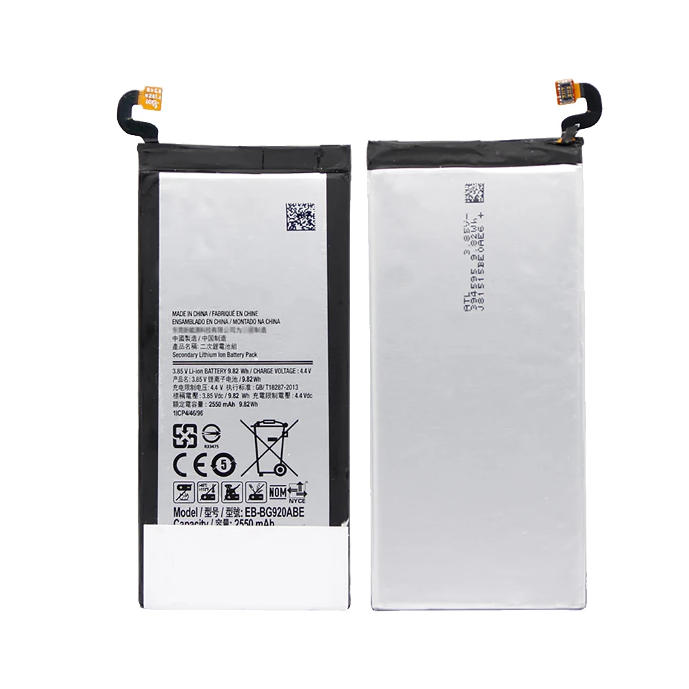 Оригинальный аккумулятор для SAMSUNG G920 Samsung Galaxy S6 G9200 G920I G920A 2550 мА/ч Сменный телефона