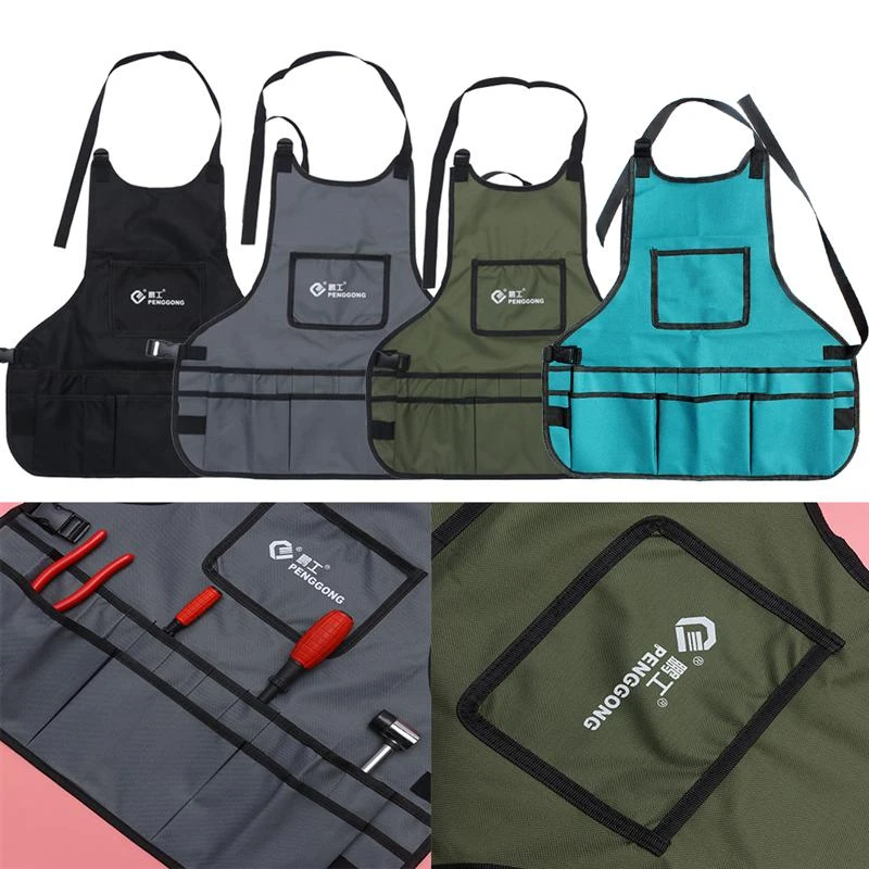 Gardening Apron Garden Tools Storage Apron Art Sleeveless Toolkit Apron For Man Woman Men Women Oxford Work Apron Multi Pockets Aprons Aliexpress