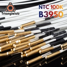 Trianglelab ntc 100k ohm b3950 sensor de cartucho termistor alta temperatura 280 ℃ para e3d pt100 v6 bloco aquecedor impressora 3d