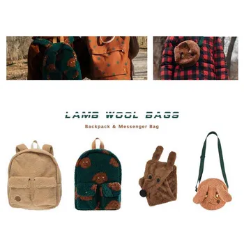 

Pre-sale 2020 Autumn T.c. New Children's Clothing Little Children Lamb Zipper Shoulder Ba G Baby Girls Backpack