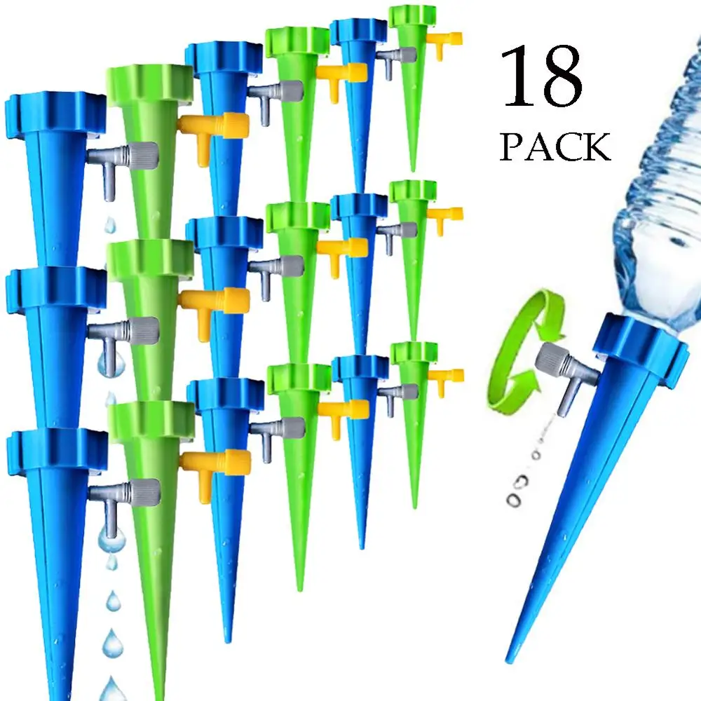 6/12/18PCS Selbst enthalten Auto Drip Bewässerung Bewässerung System Automatische Bewässerung Spike für Pflanzen Blume innen Haushalt|Bewässerungs-Kits| -