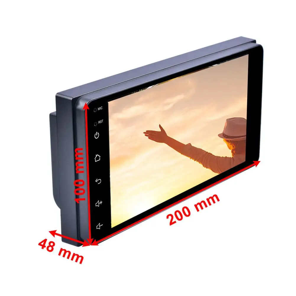 Автомобильный Android 8,1 MP5 плеер задняя rкамера WIFI GPS навигационная машина 7 дюймов Bluetooth Phonelink AM/FM для Toyota RK-A6313C