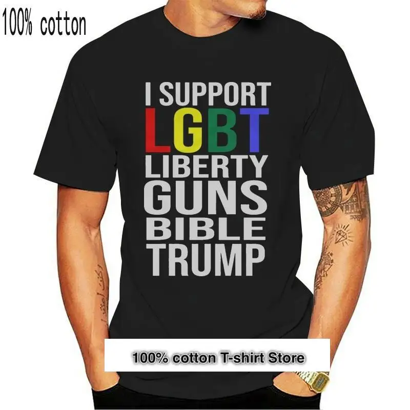 Camiseta с фразой I soporte ЛГБТ свобода оружие для женщин camisa печатным изображением
