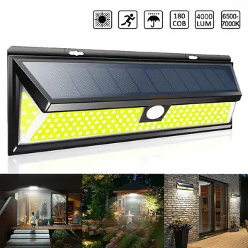 

Solar COB LED Wall Light PIR Motion Sensor Outdoor Landscape Street Lamp