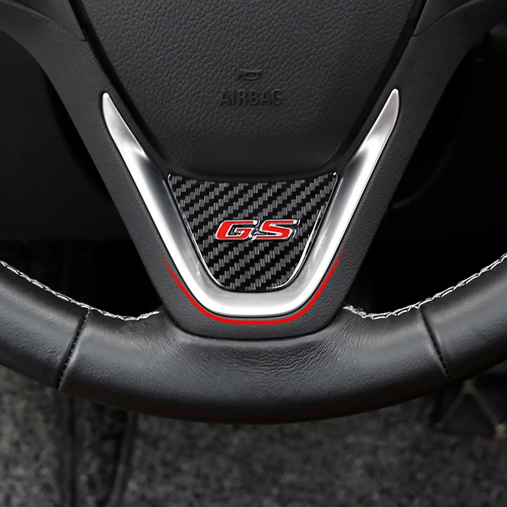 

CAR STYLING STEERING WHEEL COVER MOLDING GARNISH FOR BUICK REGAL OPEL INSIGNIA HOLDEN COMMODORE 2017 2018 2019